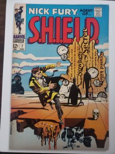 Nick Fury Agent of SHIELD 7 (1968) Steranko cover art