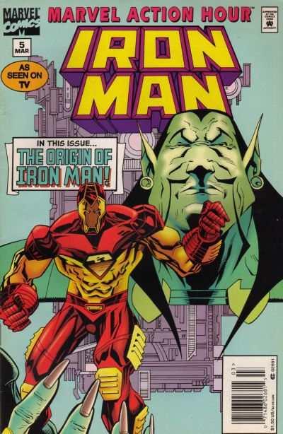 Marvel Action Hour featuring Iron Man #5, NM + (Stock photo)