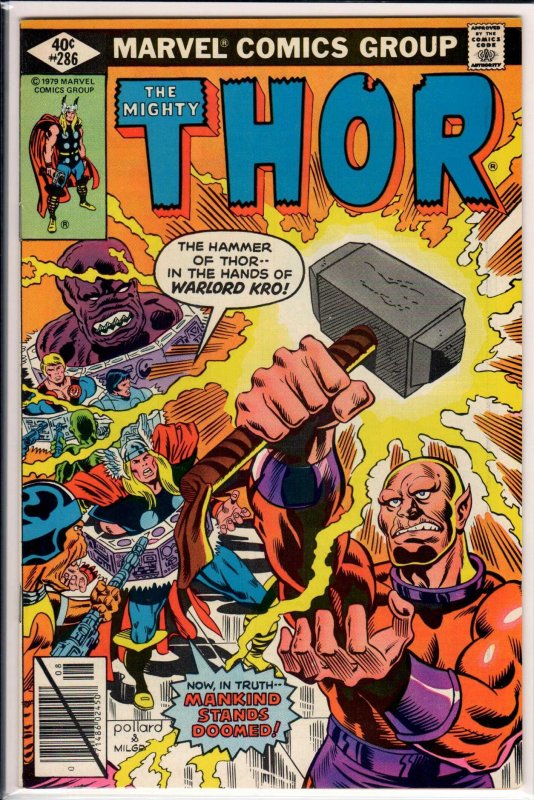 Thor #286 Direct Edition (1979) 8.5 VF+