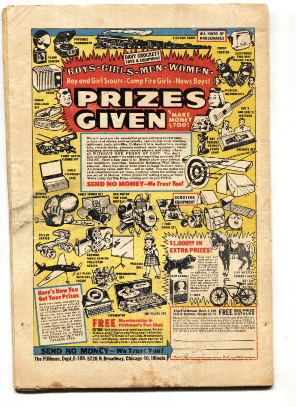 Frontier Scout Dan'l Boone #11  1956 - Charlton  -VG - Comic Book