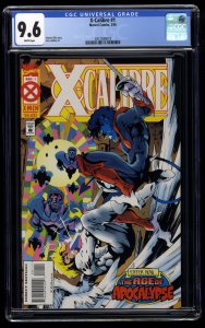 X-Calibre (1995) #1 CGC NM+ 9.6 White Pages