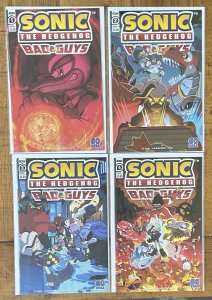 Sonic The Hedgehog Bad Guys #1,2,3,4 NM Set Cover A IDW Comics