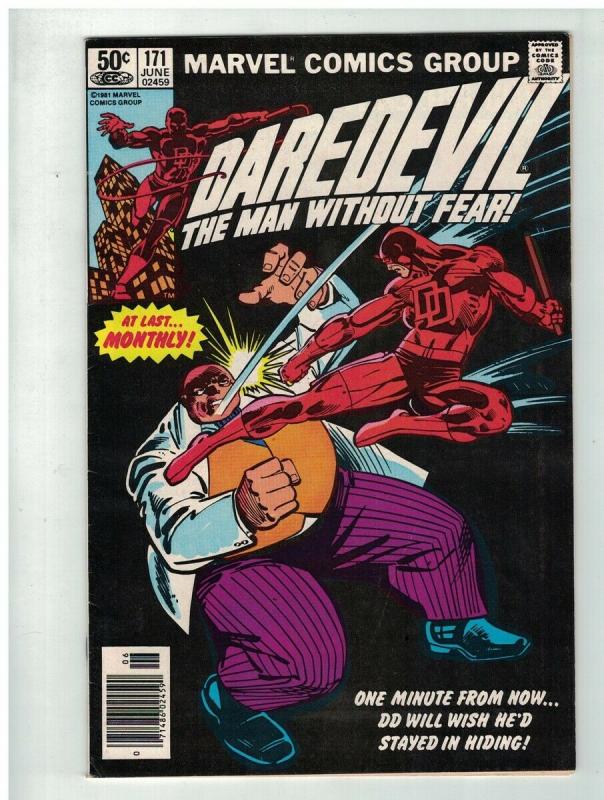 DAREDEVIL 171 FINE+ COPY B June 1981   Miller Kingpin