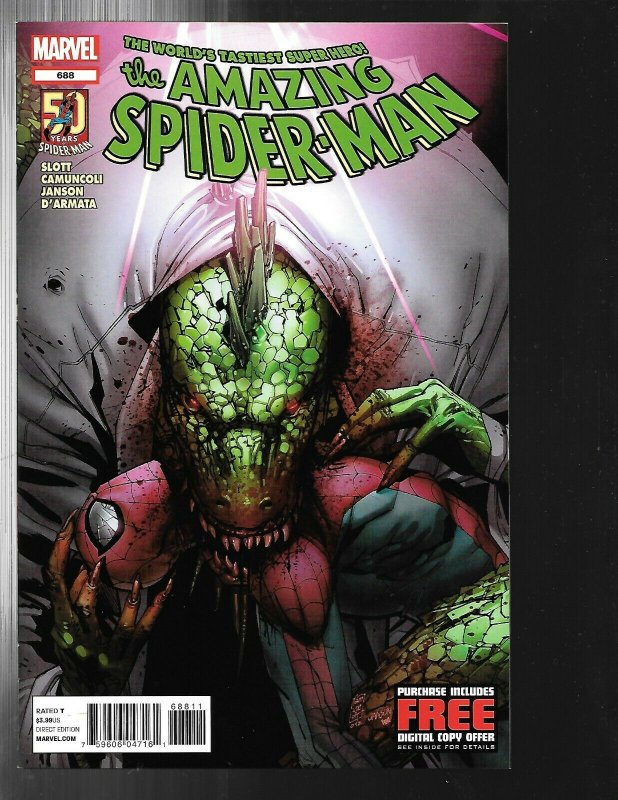 12 Comics Spiderman # 688 689 690 691 693 694 695 696 697 698 699 699.1 J449