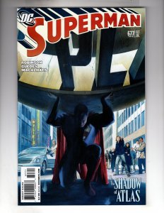 Superman #677 (2008) THE SHADOW OF ATLAS! Alex Ross Cover  / SB#4