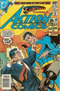 Action Comics #524 (Newsstand) FN ; DC | Superman 1981 Air Wave the Atom