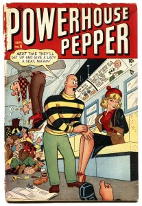 POWERHOUSE PEPPER #4 1948-TIMELY-BASIL WOLVERTON ART-SCARCE ISSUE-g-