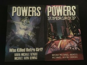 POWERS Vol. 1, 4, 5, ROLEPLAY Trade Paperbacks