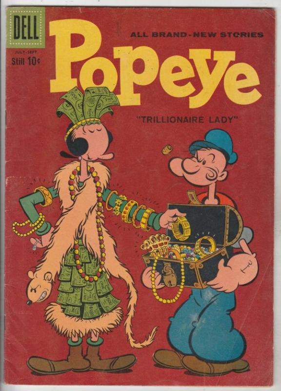 Popeye #49 (Jul-59) FN Mid-Grade Popeye, Olive Oil, Swee'pea, Whimpy