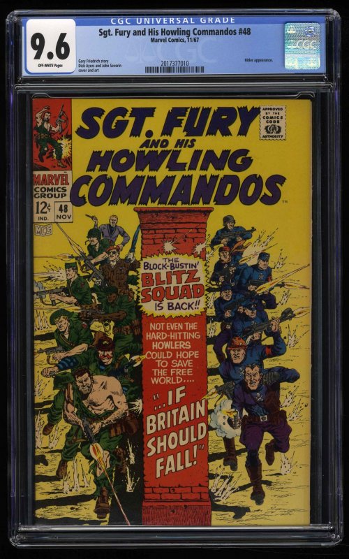 Sgt. Fury and His Howling Commandos #48 CGC NM+ 9.6 Off White