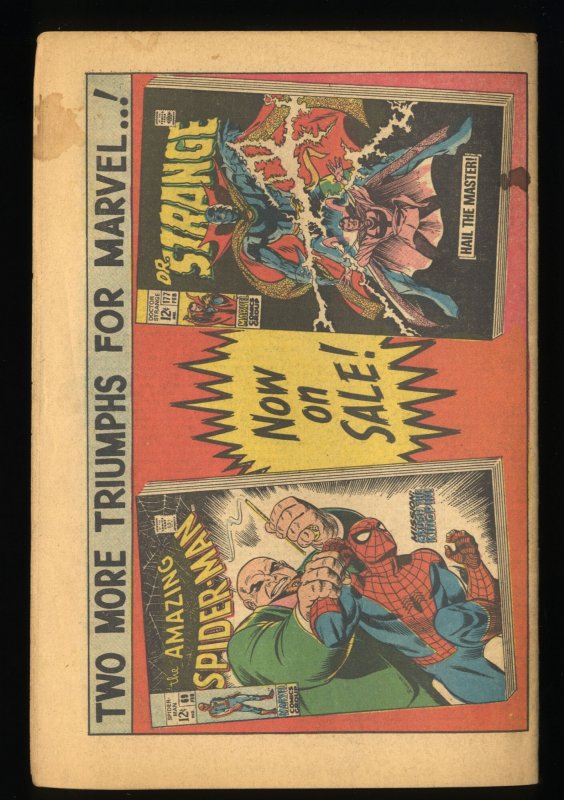 Captain America #110  Hulk Battle! 1st Viper! Coverless