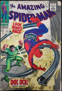 Amazing Spider-Man #53 Doc Ock Appearance Stan Lee John Romita 1967 Marvel GD