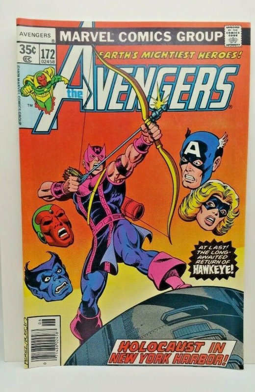 Avengers 1978 #168,169,170,171,172,173,174  LOT price on all 7  VF/NM