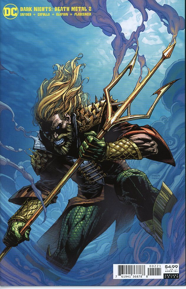 Dark Nights: Death Metal 2 Finch Aquaman Variant  (our highest grade) |  Comic Books - Modern Age, DC Comics, Batman, Superhero / HipComic