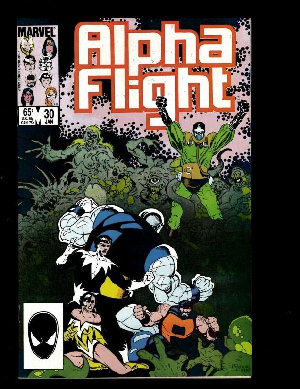 15 Alpha Flight Comics #25 26 27 28 29 30 31 32 33 34 35 36 37 89 Annual #1 JF4