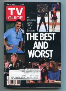MAG: TV Guide-Best And The Worst-New York Metropolitan Edition-June 1988-VG