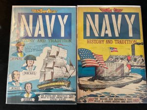 NAVY HISTORY AND TRADITION: 1772-1778 and 1817-1865 VG+ Condition, 1958