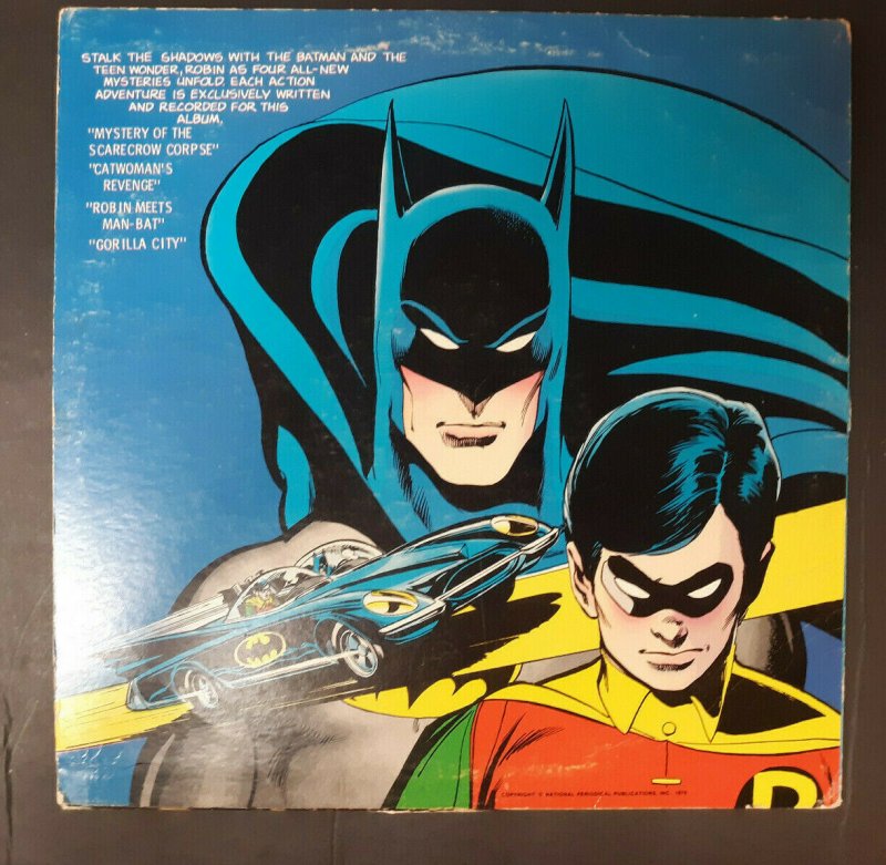 Batman Record Four Stories - Neal Adams - Power Records 8167 - 1975 - FN