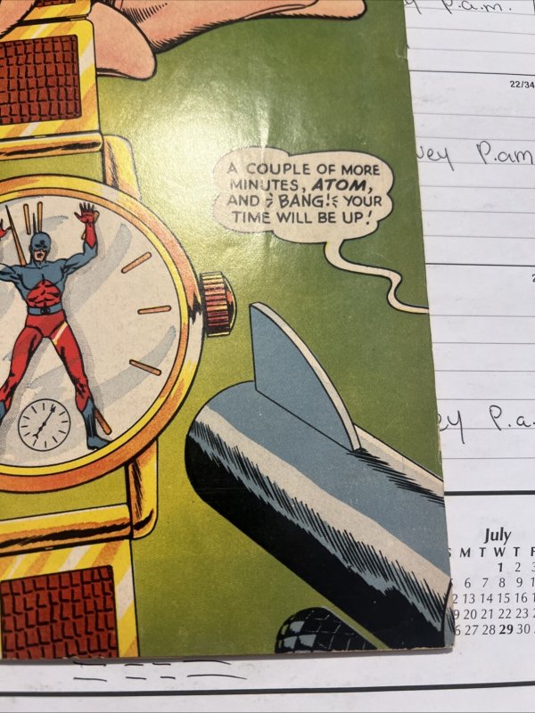 Atom #3 DC Comics 1962 Origin & 1st app Chronos & 1st Time Pool story