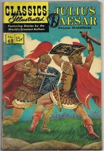 Classics Illustrated Julius Caesar #68 HRN 167 ORIGINAL Vintage Comic Book