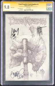 Frank Frazetta’s Dark Kingdom #3 CGC Signature Series 9.8 Sketch Cover