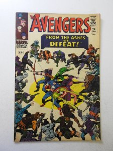 The Avengers #24 (1966) VG Condition moisture stain