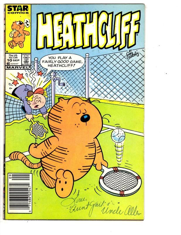 2 Heathcliff Star/Marvel Comics # 4 10 Cartoon Angelo de Cesare Kremer WM2 