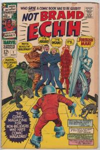 Not Brand Echh #1 (Aug-67) VG+ Affordable-Grade Fantastic Four, Captain Ameri...