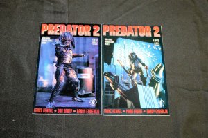 COPPER AGE DARK HORSE PREDATOR 2 SET #1-2 (9.2 OB) 1991