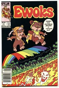 Ewoks #1 NEWSSTAND VARIANT 1985 Star/Marvel Star Wars -1st issue 