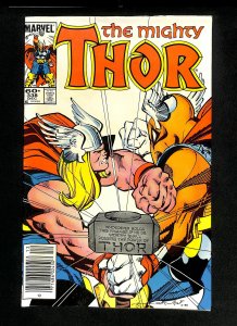 Thor #338 Newsstand Variant 2nd Beta Ray Bill! 1st Stormbreaker!