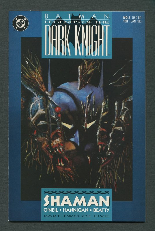 Batman:Legends of the Dark Knight #2 / 9.8 NM-MT  December 1989