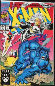 X-Men #1 Storm and Beast Cover (1991) X-Men [Key Issue]