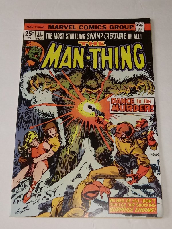 Man-Thing #11 (VF-) Bronze Age Marvel Horror ID57L