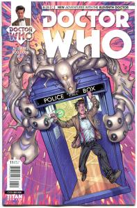 DOCTOR WHO #11 A, NM, 11th, Tardis, 2014, Titan, 1st, more DW in store, Sci-fi