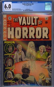 VAULT OF HORROR #25 CGC 6.0 GRAHAM INGELS JOHNNY CRAIG PRE-CODE HORROR