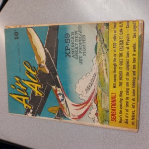 AIR ACE COMICS MARCH 1944 V 2 #8 STREET AND SMITH AMELIA EARHART golden age ww2  