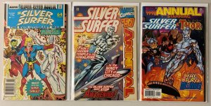 Silver Surfer ANN comic lot from:#1-'98 3 diff avg 6.0 FN (1988-98)