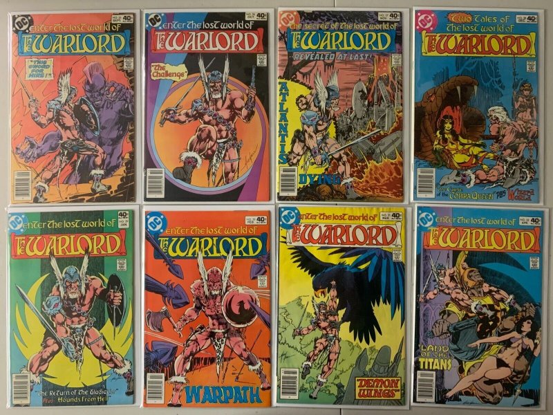 Warlord comics lot #1-50 47 diff avg 5.0 (1976-81)