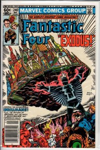 Fantastic Four #240 Newsstand Edition (1982) 9.2 NM-