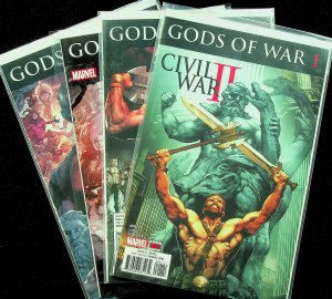 Gods of War #1-4 (Jun-Sep 2016, Marvel) - Comic Set of 4 - Near Mint