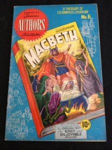 STORIES BY FAMOUS AUTHORS #6: MACBETH  F- Condition