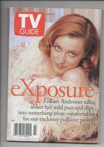 X-FILES TV guide, Gillian Anderson Scully, July 6 - 12th 1996, more in store