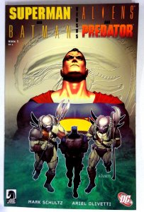 Superman and Batman versus Aliens and Predator #1 (2007) Dark Horse/DC NM-