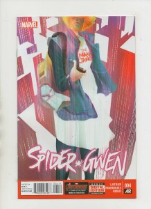 Spider-Gwen #4 - The Day Peter Parker Died - (Grade 9.2) 2015