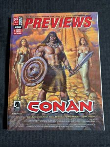2004 Aug PREVIEWS Comics Catalog Magazine FVF 7.0 G.I.Joe Transformers / Conan