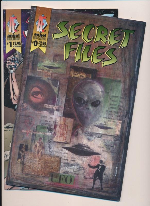 SECRET FILES #0,1 Angel Entertainment (1996) ~ VF (PF260)