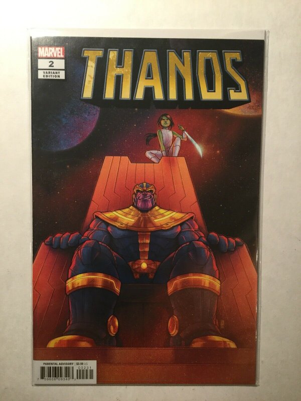 Thanos 2 Near Mint Nm Bartel Variant Marvel