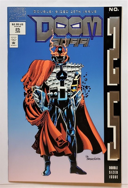 Doom 2099 #25 Embossed foil cover (Jan 1995, Marvel) VF/NM  