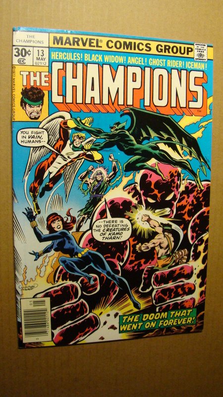 CHAMPIONS 13 *VF/NM 9.0* BLACK GOLIATH STILT-MAN DARKSTAR STRANGER MANTLO BYRNE